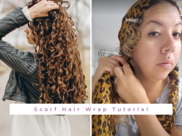 Easy & Simple Scarf Hair Wrap Tutorial