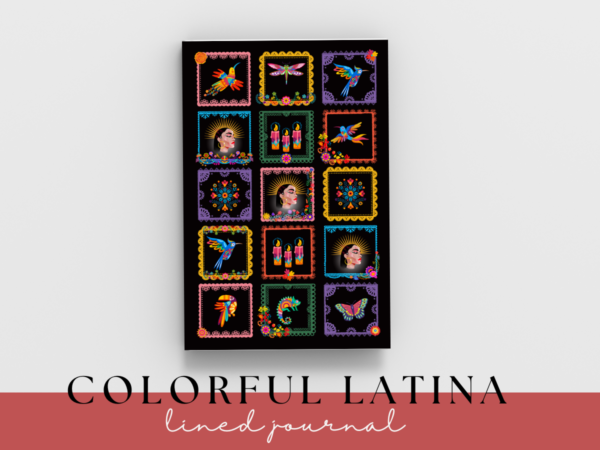 Colorful Latina Lined Journal