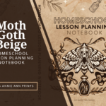 Secular Homeschool Planner- Moth Goth